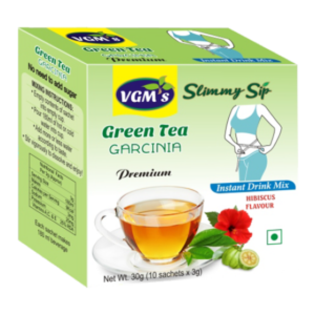 Green Tea with Garcinia Hibiscus Flavour in Coimbatore - VGM Health Care