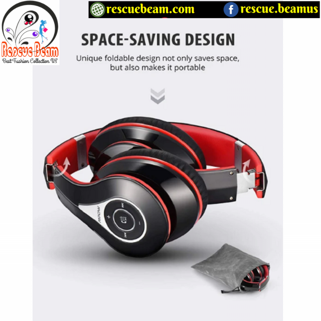 Best & New Stereo Wireless Foldable Headset Rescue Beam Online Collection Store