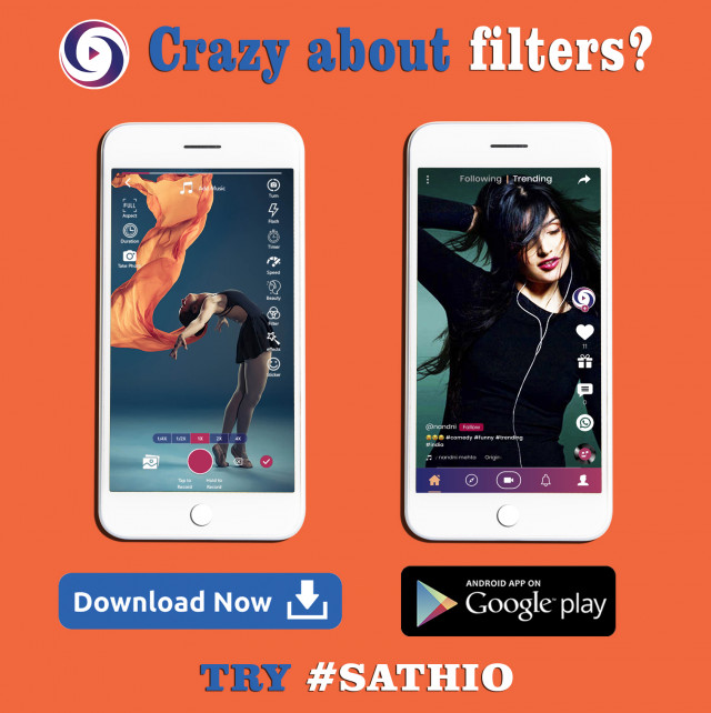 Sathio-Short Video Making & Sharing, Indian Tiktok