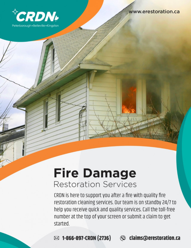 Fire Damage Restoration Services in Peterborough