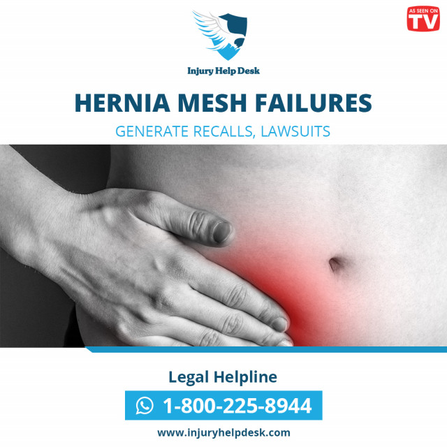 HERNIA MESH FAILURES GENERATE RECALLS, LAWSUITS