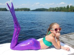 Fantasyfin.com offers swimmable mermaid tails in Canada for your little mermaid