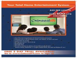 Colossal TV The Best Premium IPTV Service