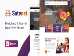 Satenet - Broadband & Internet WordPress Theme