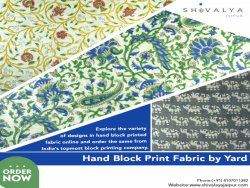 Hand Block Print Fabric Manufacturers