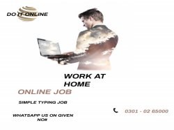 Amazing offer for legit online home base job, youngster simple typing