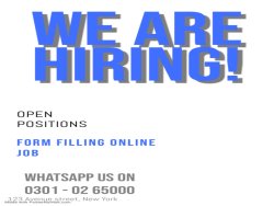 We are looking males & females for form filling online home base work