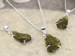 Natural glass Moldavite Jewelry By Rananjay Exports