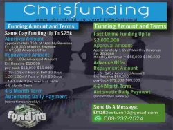 chris funding business loans