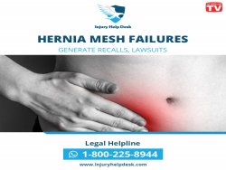 HERNIA MESH FAILURES GENERATE RECALLS, LAWSUITS